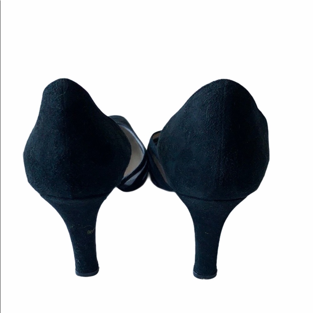 Cristian Black heels closed toe in size 9 - Picture 4 of 7